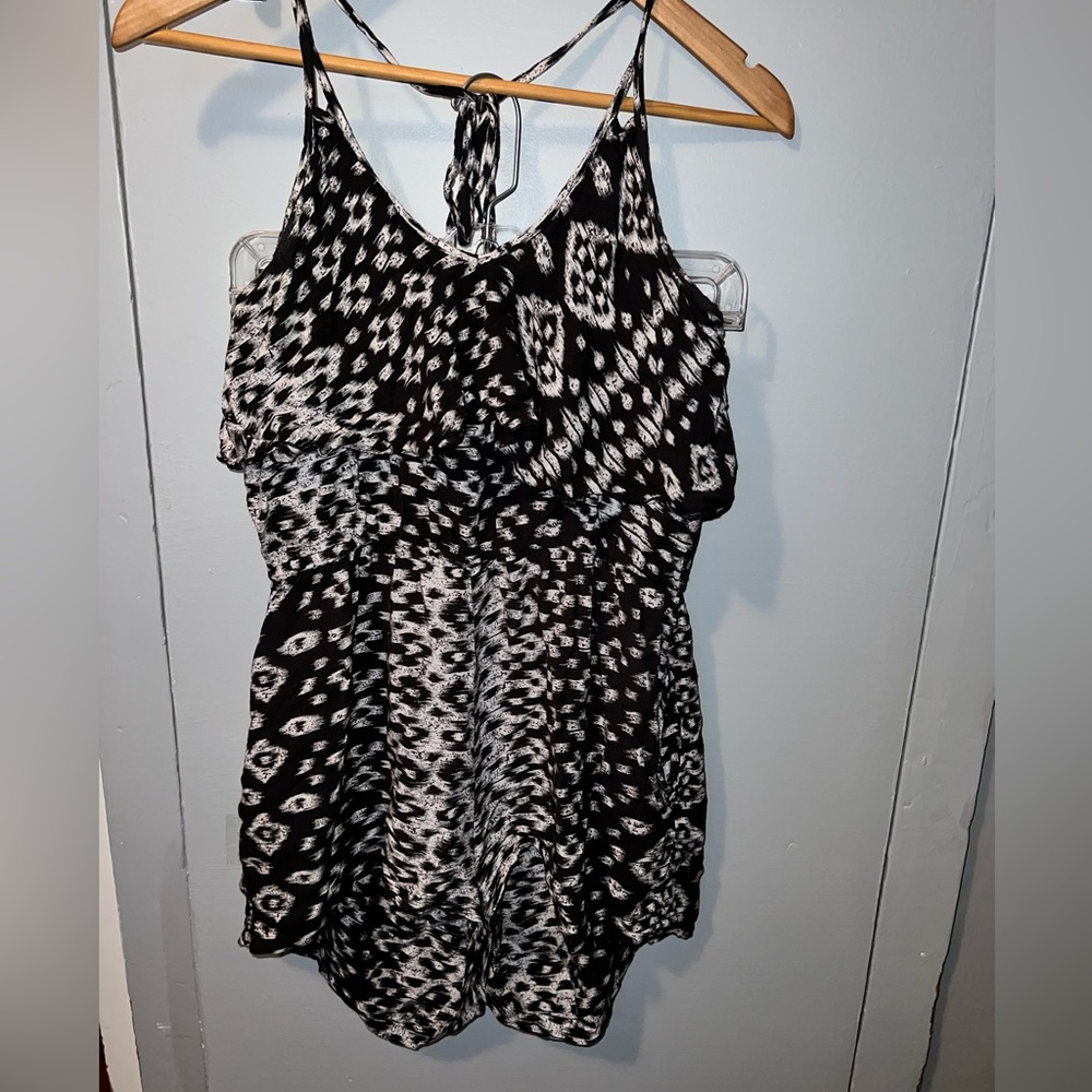 Black and White Romper